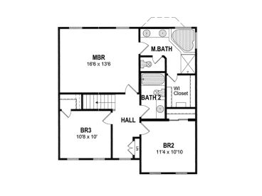2nd Floor Plan, 014H-0033