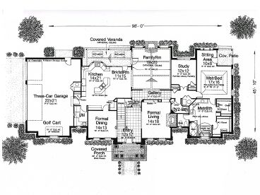 1st Floor Plan, 002H-0061