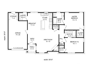 Floor Plan, 062H-0112