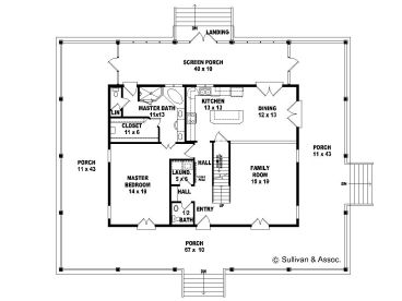 1st Floor Plan, 006H-0057