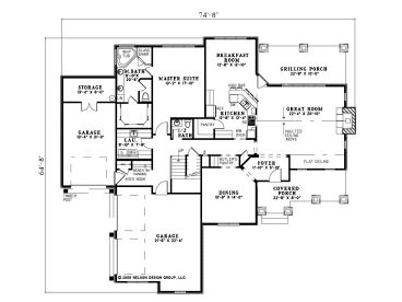 1st Floor Plan, 025H-0219