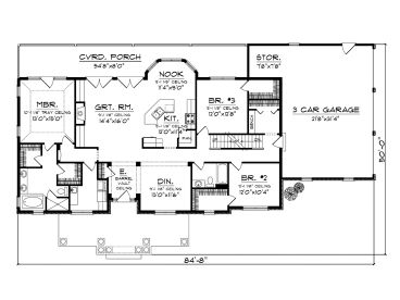 1st Floor Plan, 020H-0278