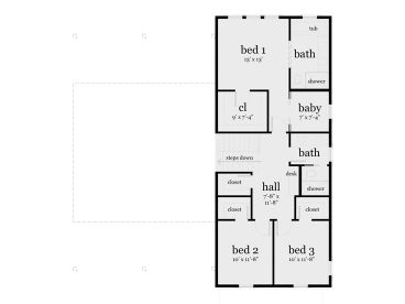 2nd Floor Plan, 052H-0026