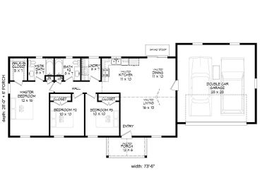 Floor Plan, 062H-0363