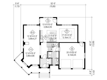 1st Floor Plan, 072H-0156