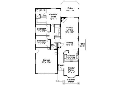 Floor Plan, 051H-0077