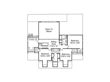 2nd Floor Plan, 017H-0028