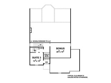 2nd Floor Plan, 031H-0279