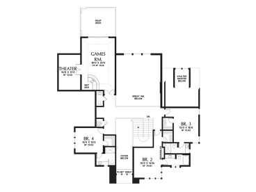 2nd Floor Plan, 034H-0373