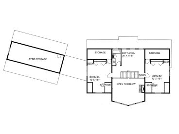 2nd Floor Plan, 012H-0132