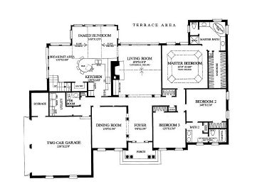 1st Floor Plan, 063H-0002