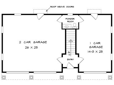 1st Floor Plan, 019G-0035