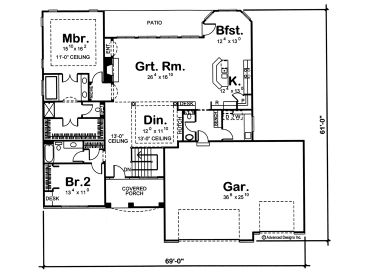 Floor Plan, 050H-0062
