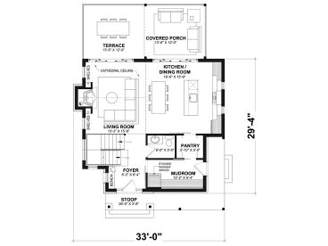 1st Floor Plan, 027H-0561