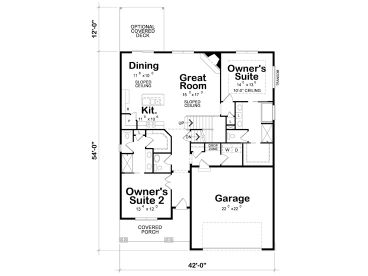 1st Floor Plan, 031H-0314