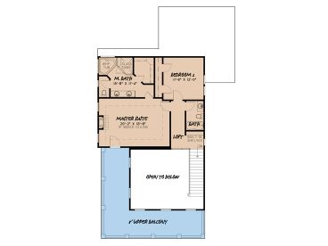 2nd Floor Plan, 074H-0111
