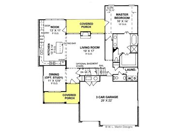 1st Floor Plan, 059H-0061