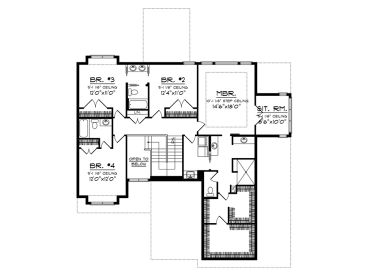 2nd Floor Plan, 020H-0514