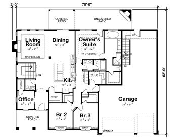 1st Floor Plan, 031H-0411