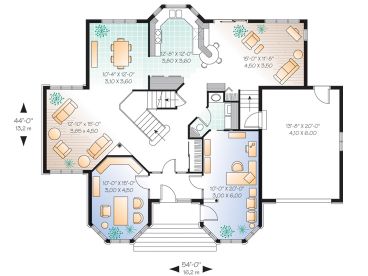 1st Floor Plan, 027H-0042