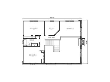 2nd Floor Plan, 008H-0072