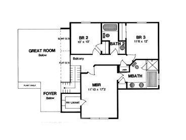 2nd Floor Plan, 014H-0050