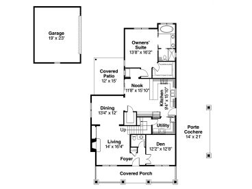 1st Floor Plan, 051H-0142