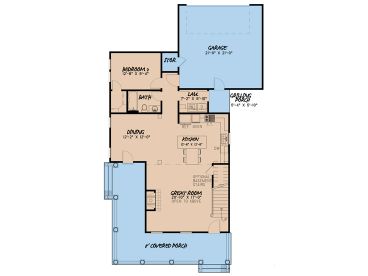 1st Floor Plan, 074H-0111