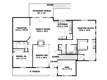 Floor Plan, 012H-0159