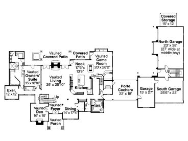 1st Floor Plan, 051H-0161