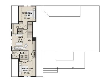 2nd Floor Plan, 023H-0207