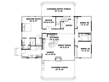 1st Floor Plan, 012H-0240