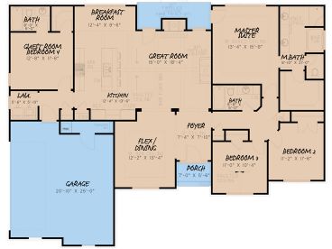 Floor Plan, 074H-0121