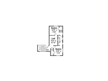 2nd Floor Plan, 051H-0257