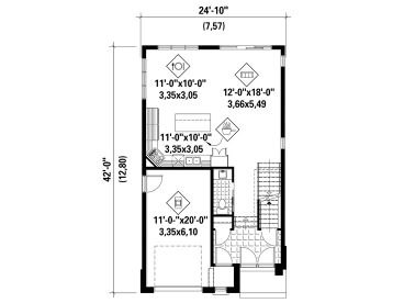 1st Floor Plan, 072H-0141
