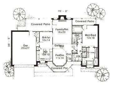 1st Floor Plan, 002H-0006