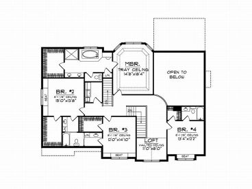 2nd Floor Plan, 020H-0112