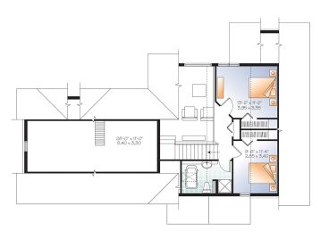 2nd Floor Plan, 027H-0351