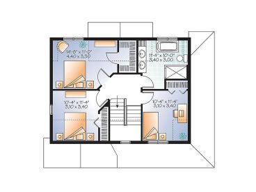 2nd Floor Plan, 027H-0446
