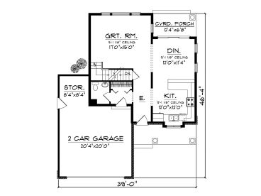 1st Floor Plan, 020H-0273