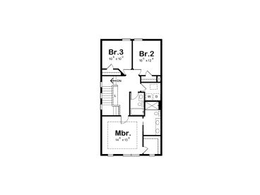 2nd Floor Plan, 031H-0295