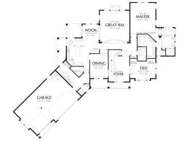 1st Floor Plan, 034H-0342