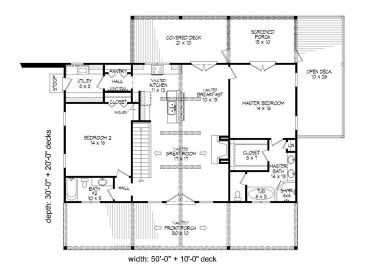 Floor Plan, 062H-0079