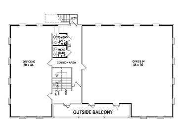 2nd Floor Plan, 006C-0061