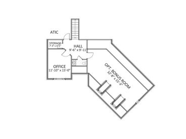 2nd Floor Plan, 067H-0013