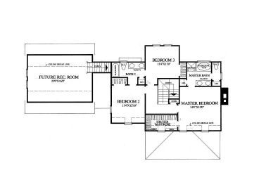 2nd Floor Plan, 063H-0117