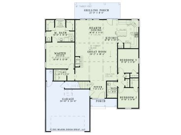 1st Floor Plan, 025H-0261