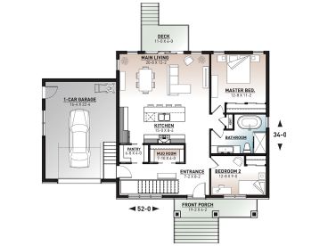 Floor Plan, 027H-0525