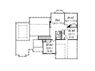 2nd Floor Plan, 061H-0093