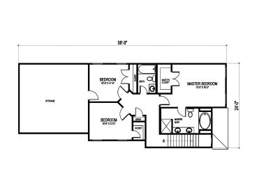 2nd Floor Plan, 058H-0009